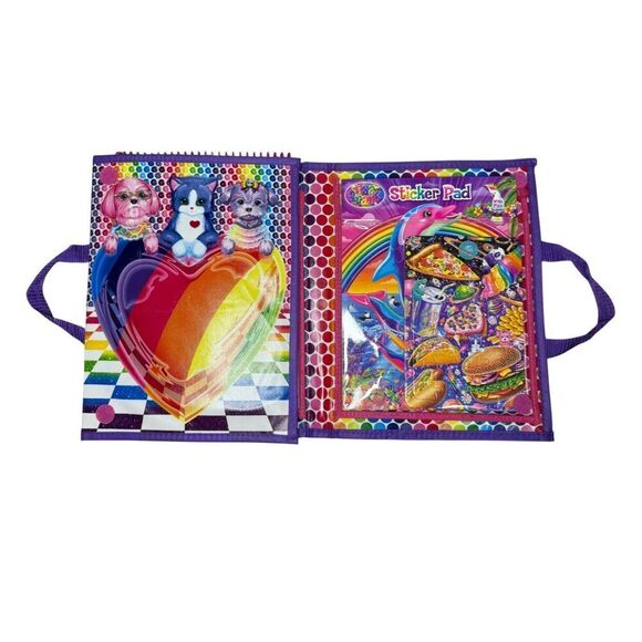 Lisa Frank Tikanni 2020 Trifold Carrying Case Art Stickers Coloring Book Puzzle - Picture 7 of 7